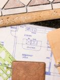 Kitchen remodel blueprints.