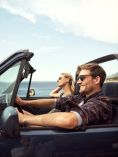 Couple in Convertible