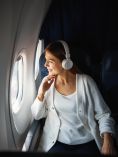 Woman on Plane