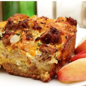 Photo of a breakfast casserole